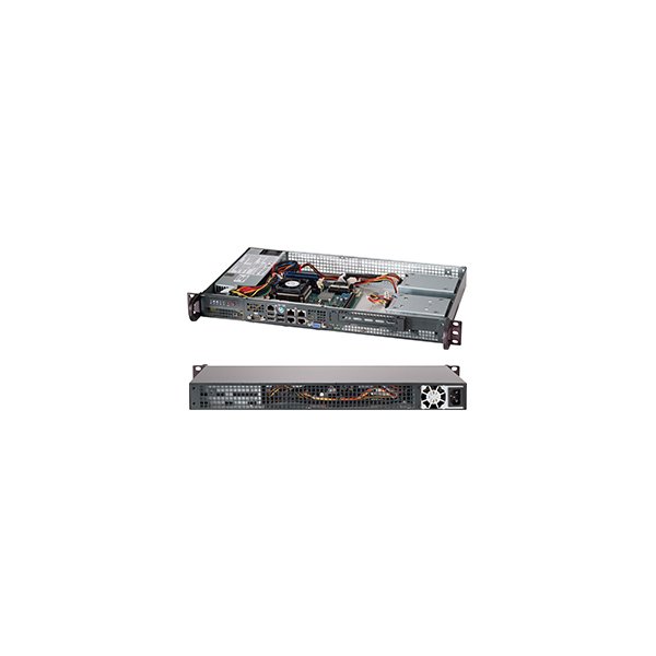 Supermicro CSE-505-203B, DDR4-SDRAM, Rack (1U), 200 W, 0 - 40 °C, -40 - 70 °C, 8 - 90%