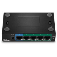 TRENDnet TPE-TG52, Unmanaged, Gigabit Ethernet (10/100/1000), Gigabit Ethernet, Vollduplex, Power over Ethernet (PoE), Wandmontage