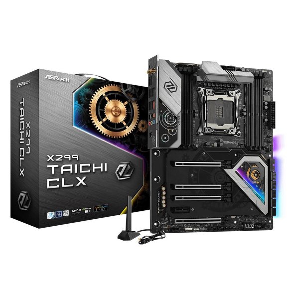 ASRock X299 Taichi CLX, Intel, LGA 2066 (Socket R4), Intel® Core™ X-Serie, DDR4-SDRAM, 256 GB, DIMM