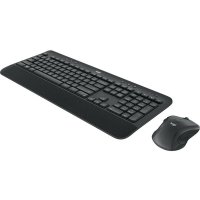 Logitech Advanced MK545, Volle Größe (100%), Kabellos, RF Wireless, QWERTY, Schwarz, Maus enthalten