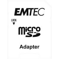 EMTEC microSD Class10 Gold+ 32GB, 32 GB, MicroSDHC, Klasse 10, 85 MB/s, 21 MB/s, Schwarz, Gold