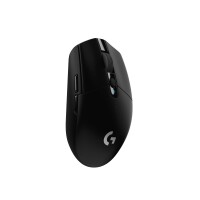 Logitech G G305, rechts, Optisch, RF Wireless + Bluetooth, 12000 DPI, 400 fps, Schwarz