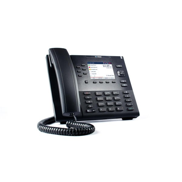 Mitel 80C00002AAA-A, IP-Telefon, Schwarz, Kabelgebundenes Mobilteil, Benutzer, 9 Zeilen, LCD