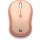 KeySonic KSKM-5200M-RF, Kabellos, RF Wireless, Membran Key Switch, QWERTZ, Beige, Braun, Pink, Maus enthalten