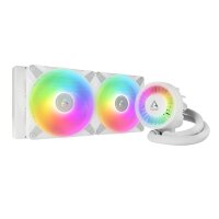 Arctic Liquid Freezer III 280 A-RGB - Multikompatibler All-in-One CPU-Wasserkühler mit A-RGB, All-in-One-Flüssigkeitskühler, 14 cm, 69,9 cfm, 117,06 m³/h, Weiß