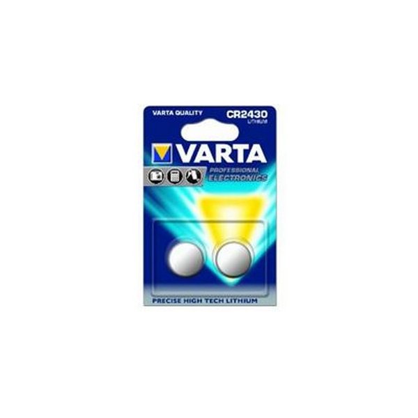 Varta 2x CR2430, Einwegbatterie, CR2430, Lithium, 3 V, 2 Stück(e), 280 mAh