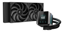 Deepcool MYSTIQUE 240, All-in-One-Flüssigkeitskühler, 12 cm, 500 RPM, 2150 RPM, Schwarz