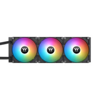 Thermaltake TH420 V2 Ultra ARGB Sync, All-in-One-Flüssigkeitskühler, 500 RPM, 1800 RPM, 34,7 dB, 84,32 cfm, Schwarz