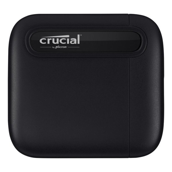 Crucial X6, 2 TB, USB Typ-C, 3.2 Gen 2 (3.1 Gen 2), 540 MB/s, Schwarz