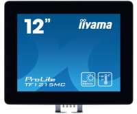 Iiyama TF1215MC-B1, 25 ms, Schwarz, 30,7 cm (12.1"),...