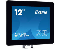 Iiyama TF1215MC-B1, 25 ms, Schwarz, 30,7 cm (12.1"),...