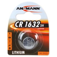 Ansmann 1516-0004, Einwegbatterie, CR1632, Lithium, 3 V,...