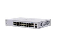 Cisco CBS110, Unmanaged, L2, Gigabit Ethernet (10/100/1000), Vollduplex, Rack-Einbau, 1U