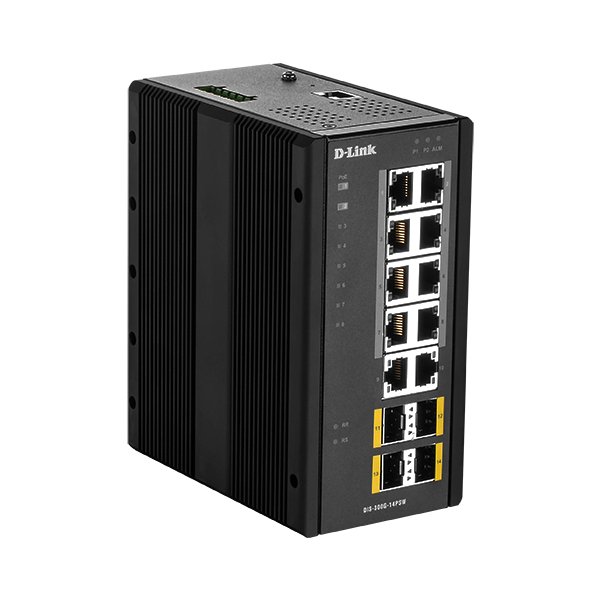 D-Link DIS-300G-14PSW, Managed, L2, Gigabit Ethernet (10/100/1000), Vollduplex, Power over Ethernet (PoE), Wandmontage