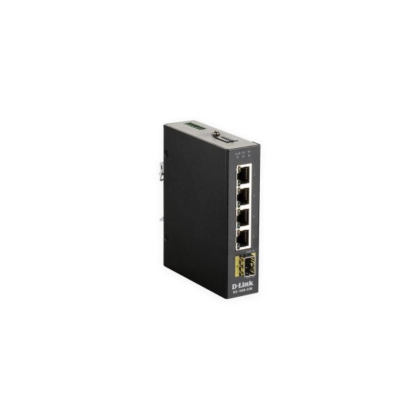 D-Link DIS-100G-5SW, Unmanaged, L2, Gigabit Ethernet (10/100/1000), Vollduplex, Wandmontage