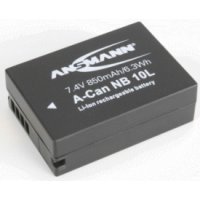 Ansmann A-CAN NB 10L, 850 mAh, 7,4 V, Lithium-Ion (Li-Ion)