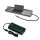 i-tec Metal USB-C Ergonomic 4K 3x Display Docking Station with Power Delivery 85 W + Universal Charger 112 W, Kabelgebunden, USB 3.2 Gen 1 (3.1 Gen 1) Type-C, 85 W, 3,5 mm, 10,100,1000 Mbit/s, Grau