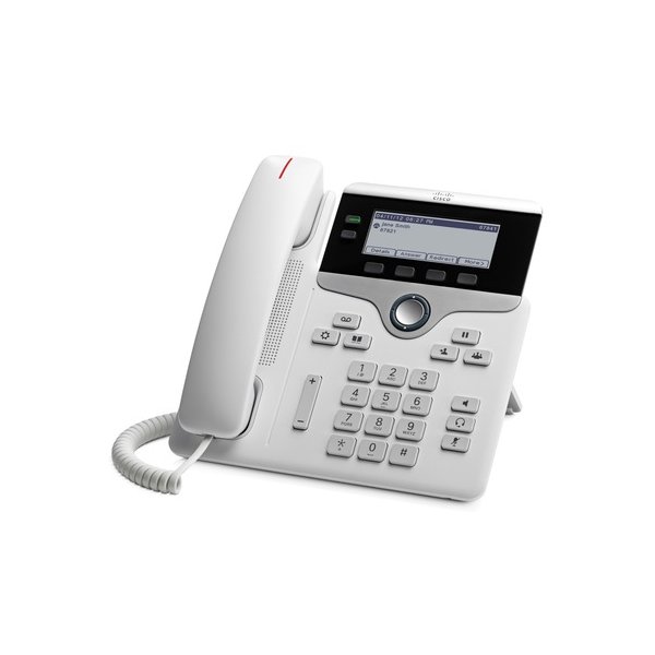 Cisco IP Phone 7821, IP-Telefon, Weiß, Kabelgebundenes Mobilteil, Polycarbonat, Tisch/Wand, 2 Zeilen