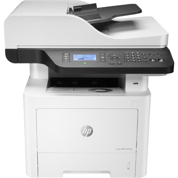 HP Laser MFP 432fdn, Schwarzweiß, Drucker für Drucken, Kopieren, Scannen, Faxen, Scannen an E-Mail; Beidseitiger Druck; Autom. Dokumentenzuführung (50 Blatt), Laser, Monodruck, 1200 x 1200 DPI, A4, Direktdruck, Schwarz, Weiß