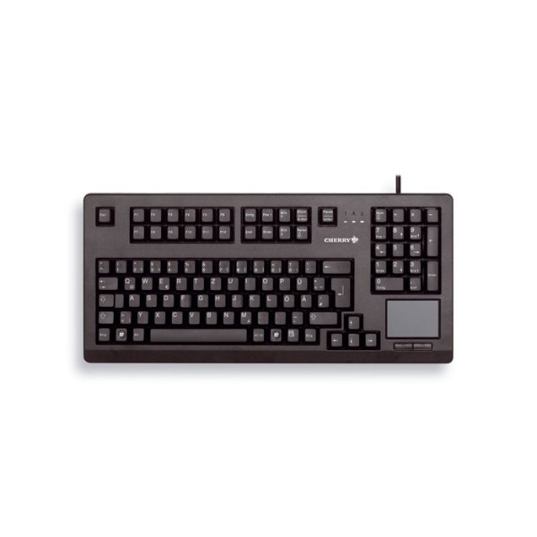 Cherry TouchBoard G80-11900, Volle Größe (100%), Kabelgebunden, USB, QWERTY, Schwarz