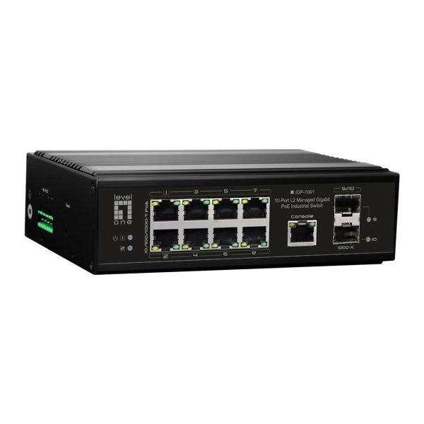 LevelOne IGP-1061, Managed, L2, Gigabit Ethernet (10/100/1000), Power over Ethernet (PoE)