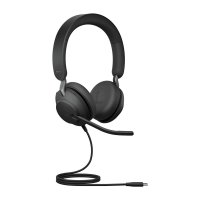 Jabra Evolve2 40 SE, Kabelgebunden, Anrufe/Musik, 20 - 20000 Hz, 188 g, Kopfhörer, Schwarz