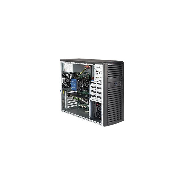 Supermicro SYS-5039C-T, Midi-Tower, Workstation Barebone, Intel C246, LGA 1151 (Socket H4), DDR4-SDRAM, Serial ATA III