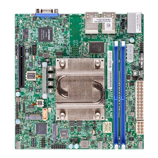 Supermicro MBD-A3SPI-4C-HLN4F, Intel, FCBGA 2106, Intel Atom®, C5315, DDR4-SDRAM, 128 GB