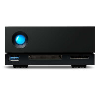 LaCie 1big Dock, 8 TB, 3.5", 3.2 Gen 1 (3.1 Gen 1), 7200 RPM, Schwarz