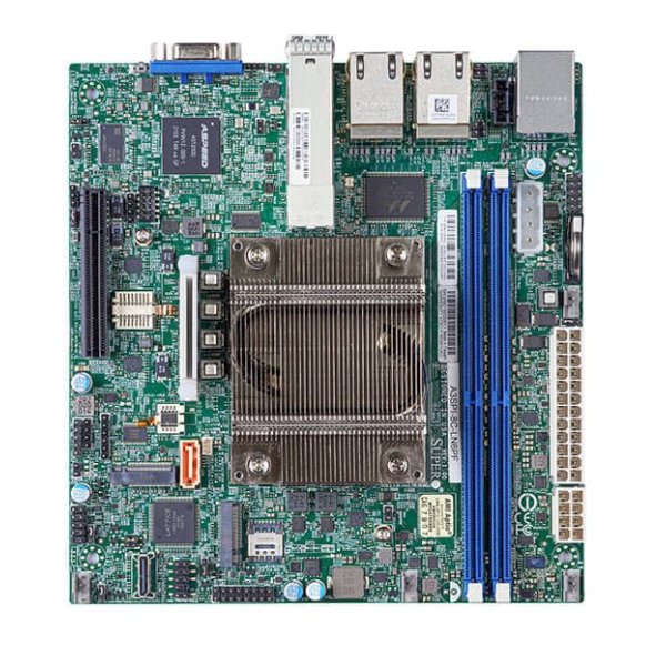 Supermicro MBD-A3SPI-4C-LN6PF, Intel, FCBGA 2106, Intel Atom®, C5315, DDR4-SDRAM, 128 GB