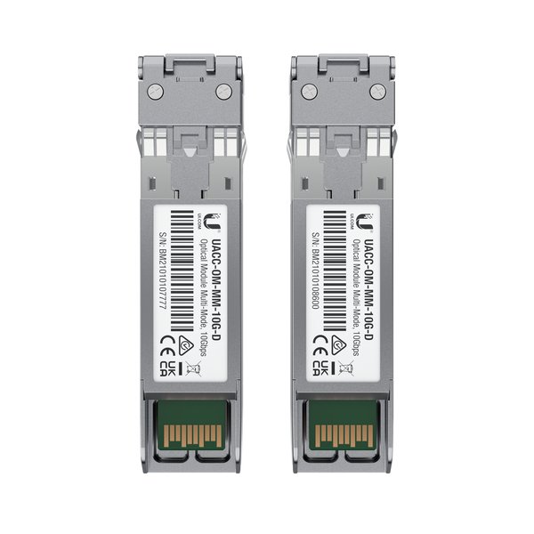 UbiQuiti Networks UACC-OM-MM-10G-D-2, Faseroptik, 10000 Mbit/s, LC, 300 m, 850 nm, 850 nm