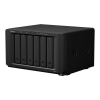 Synology DiskStation DS1621+, NAS, Desktop, Ryzen Embedded, V1500B, 36 TB, Schwarz