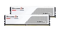 G.Skill Ripjaws S5 / F5-6000J3040F16GX2-RS5W, 32 GB, 2 x 16 GB, DDR5, 288-pin DIMM, Weiß