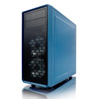 Fractal Design Focus G, Midi Tower, PC, Schwarz, Blau, ATX, ITX, micro ATX, Weiß, Taschenlüfter, Vorderseite