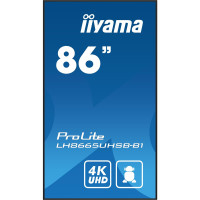 Iiyama LH8665UHSB-B1, Kiosk-Design, 2,18 m (86"), LED, 3840 x 2160 Pixel, WLAN, 24/7