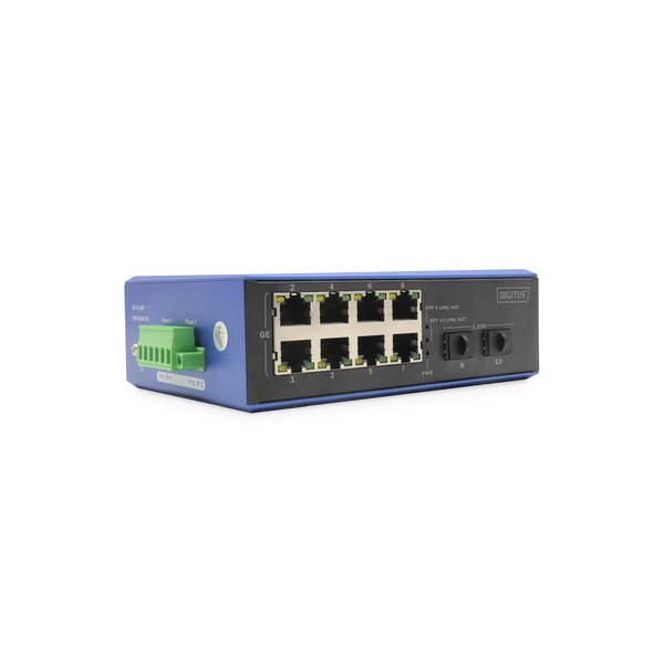 DIGITUS Industrial 8 +2-Port Gigabit  Ethernet Switch