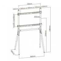 Techly ICA-TR19, 124,5 cm (49"), 177,8 cm (70"), 40 kg, 50 x 50 mm, 600 x 400 mm, Walnuss