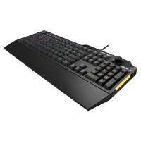 ASUS TUF GAMING K1, Volle Größe (100%), Kabelgebunden, USB, Membran Key Switch, Schwarz