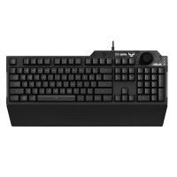 ASUS TUF GAMING K1, Volle Größe (100%), Kabelgebunden, USB, Membran Key Switch, Schwarz