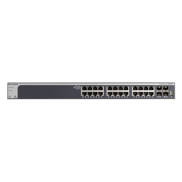 Netgear XS728T, Managed, L2+/L3, 10G Ethernet (100/1000/10000), Vollduplex, Rack-Einbau