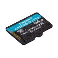 Kingston 64GB microSDXC Canvas Go Plus 170R A2 U3 V30...