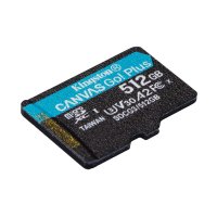 Kingston 512GB microSDXC Canvas Go Plus 170R A2 U3 V30...