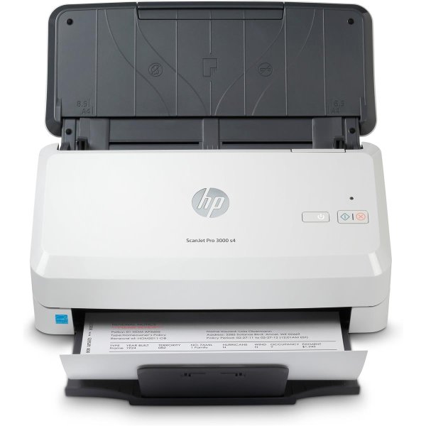 HP Scanjet Pro 3000 s4, 216 x 3100 mm, 600 x 600 DPI, 48 Bit, 24 Bit, 40 Seiten pro Minute, Scanner mit Vorlageneinzug