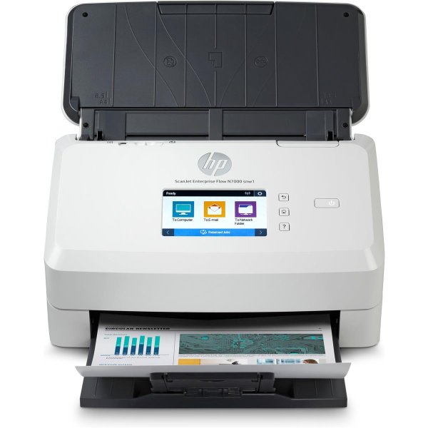 HP Scanjet Enterprise Flow N7000, 216 x 3098 mm, 600 x 600 DPI, 48 Bit, 24 Bit, Scanner mit Vorlageneinzug, Weiß