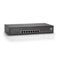 LevelOne 8-Port-Gigabit Ethernet-PoE-Switch, 61.6W,...