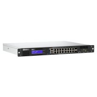 QNAP QGD-1600, Managed, Gigabit Ethernet (10/100/1000), Vollduplex, Rack-Einbau, 1U