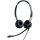 Jabra Biz 2400 II QD Duo UNC, Kabelgebunden, Büro/Callcenter, 77 g, Kopfhörer, Schwarz, Silber