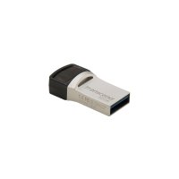 Transcend JetFlash 890 64GB, 64 GB, USB Type-A / USB Type-C, 3.2 Gen 1 (3.1 Gen 1), Kappe, 3 g, Schwarz, Silber