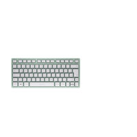 Cherry KW 7100 MINI BT, Kabellos, Bluetooth, Scherenschalter, QWERTZ, Mintfarbe