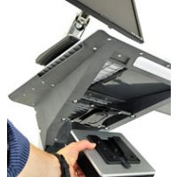 Ergotron Neo-Flex LCD Cart, Multimedia-Wagen/Trolley, Grau, Aluminium, Kunststoff, Stahl, Zink, Flachbildschirm, 11,8 kg, 68,6 cm (27")